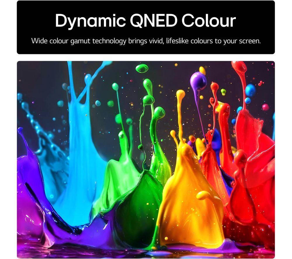 LG QNED82 43" QNED AI 4K HDR Smart TV 2025 - 43QNED82A6B image number 2 of 7