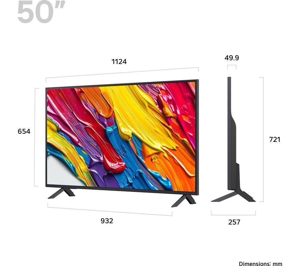 LG QNED82 43" QNED AI 4K HDR Smart TV 2025 - 43QNED82A6B image number 7 of 7