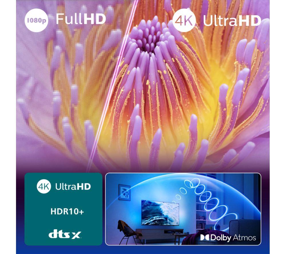 PHILIPS Ambilight 50PUS8000/05 50" Smart 4K Ultra HD HDR LED TV image number 4 of 12