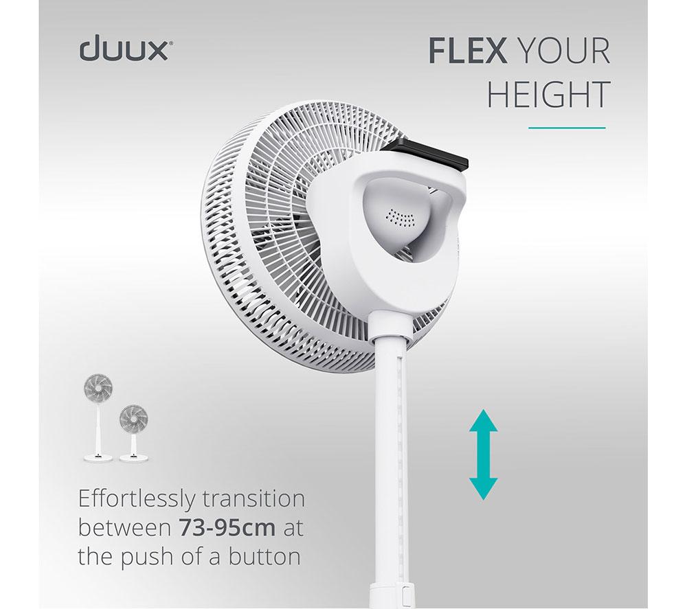 DUUX Whisper 2 13.4" Pedestal Fan - White image number 2 of 10