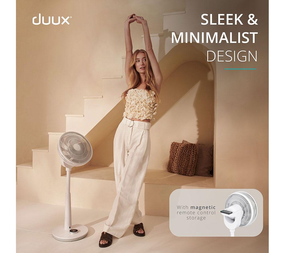 DUUX Whisper 2 13.4" Pedestal Fan - White image number 7 of 10