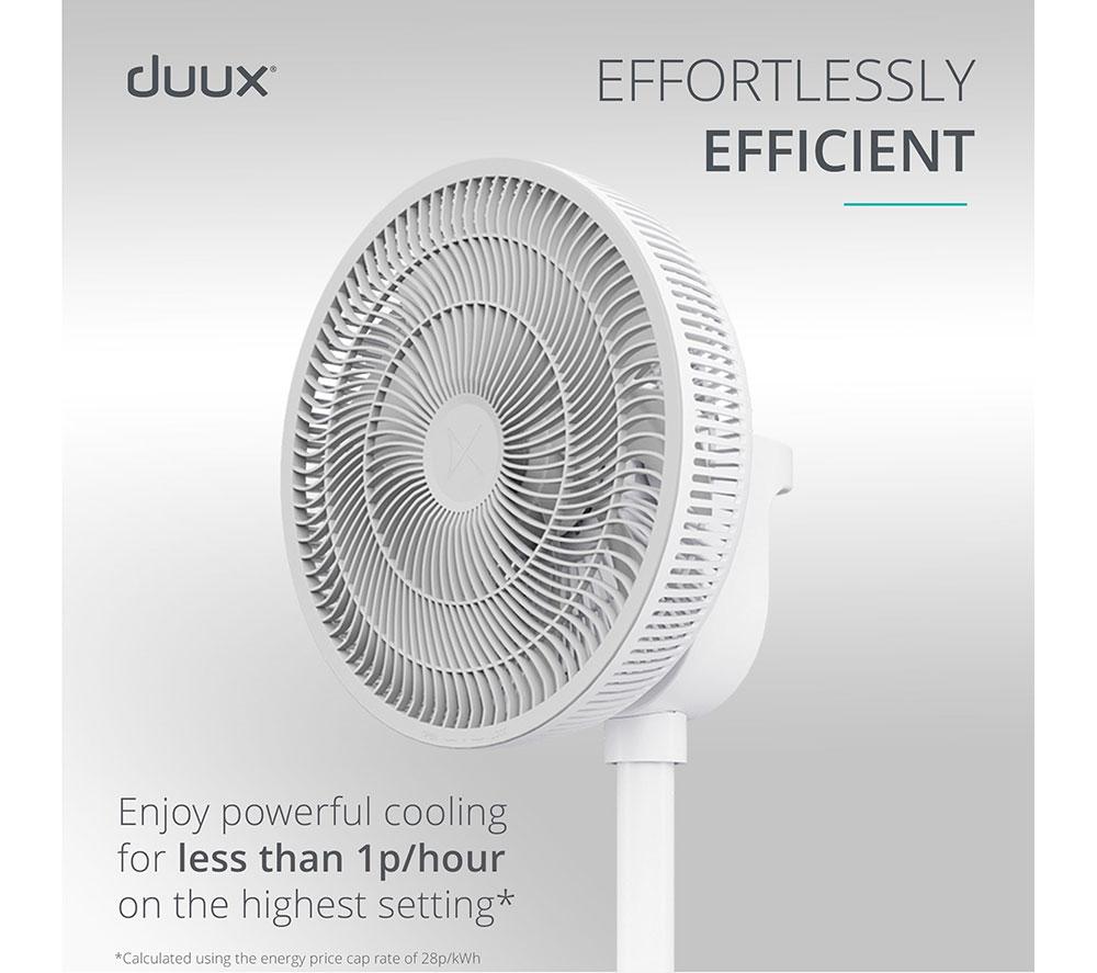 DUUX Whisper 2 13.4" Pedestal Fan - White image number 8 of 10