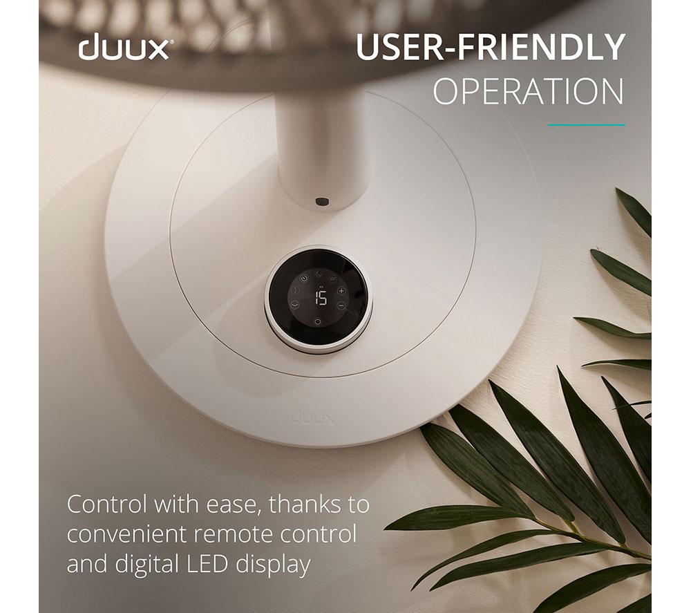 DUUX Whisper 2 13.4" Pedestal Fan - White image number 9 of 10