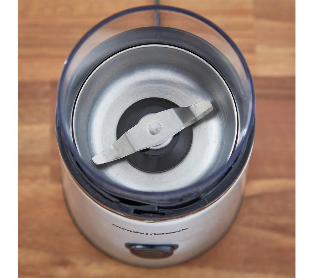 MORPHY RICHARDS Brew & Blend Electric Coffee Grinder - Silver image number 9 of 9