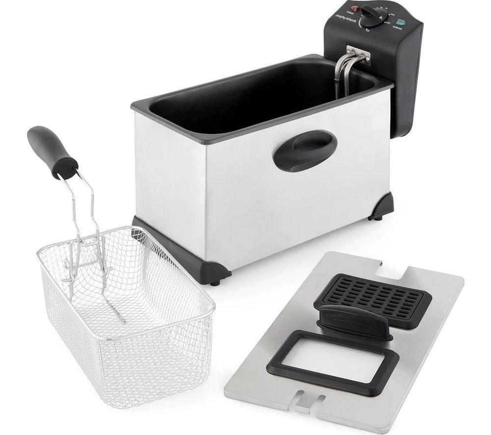 MORPHY RICHARDS Clear View 482000 Deep Fryer - Silver & Black image number 2 of 15