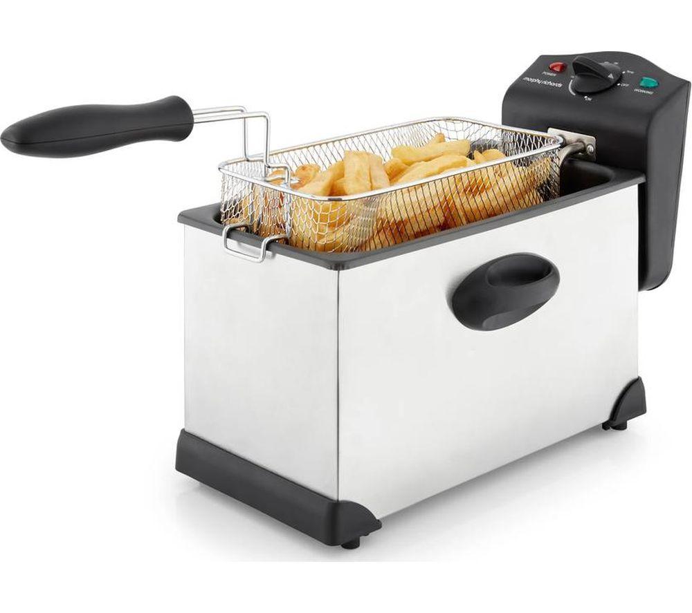 MORPHY RICHARDS Clear View 482000 Deep Fryer - Silver & Black image number 3 of 15