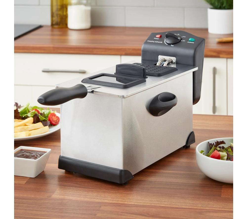 MORPHY RICHARDS Clear View 482000 Deep Fryer - Silver & Black image number 5 of 15