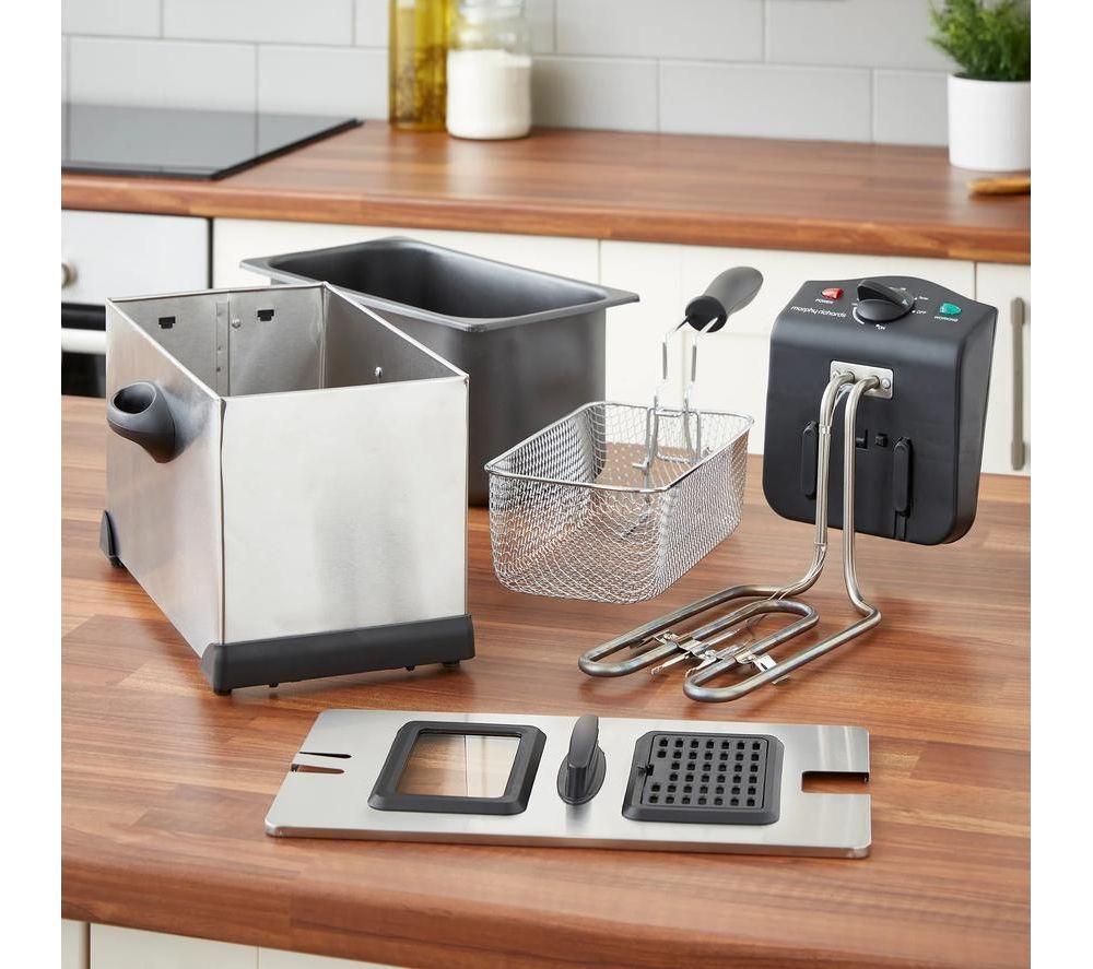 MORPHY RICHARDS Clear View 482000 Deep Fryer - Silver & Black image number 6 of 15