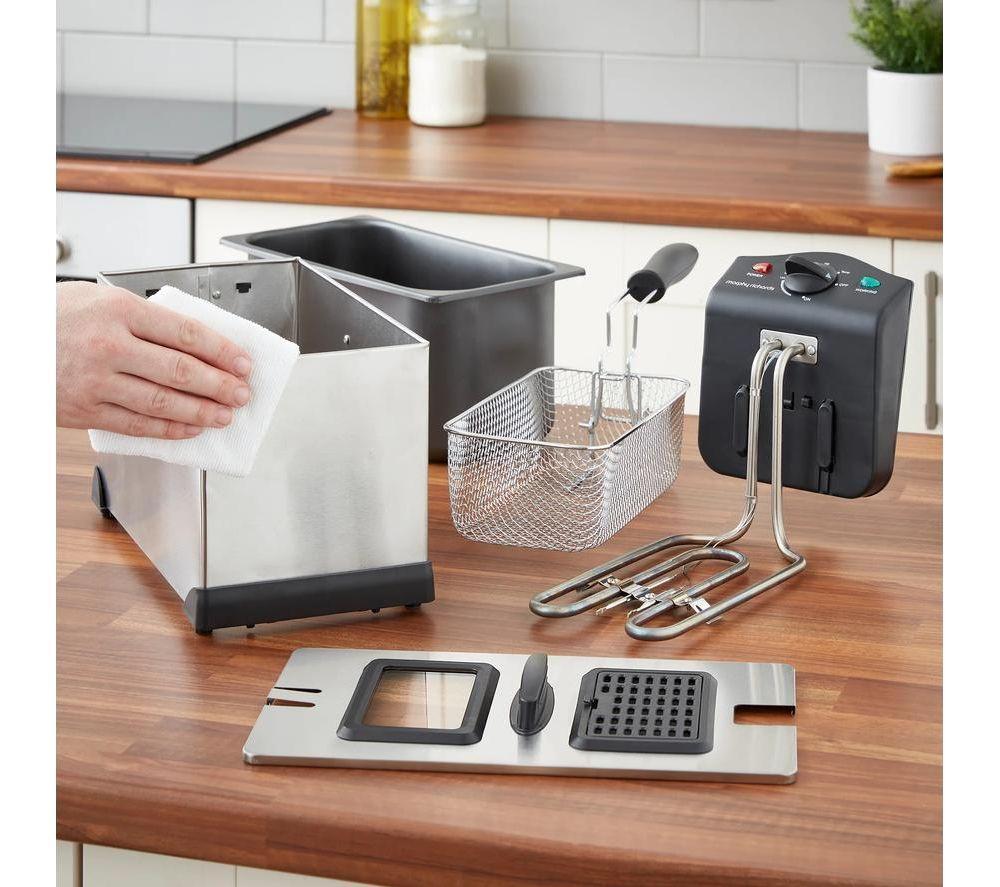 MORPHY RICHARDS Clear View 482000 Deep Fryer - Silver & Black image number 8 of 15