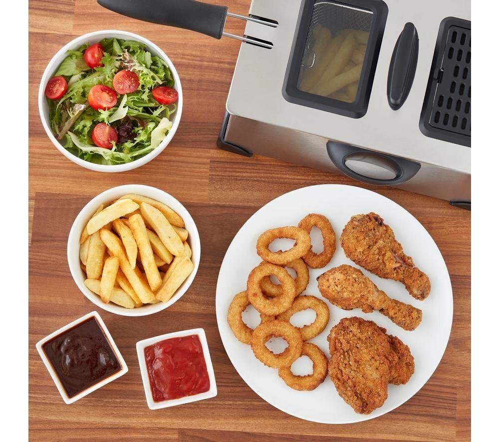 MORPHY RICHARDS Clear View 482000 Deep Fryer - Silver & Black image number 10 of 15