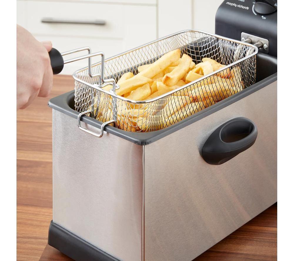 MORPHY RICHARDS Clear View 482000 Deep Fryer - Silver & Black image number 12 of 15