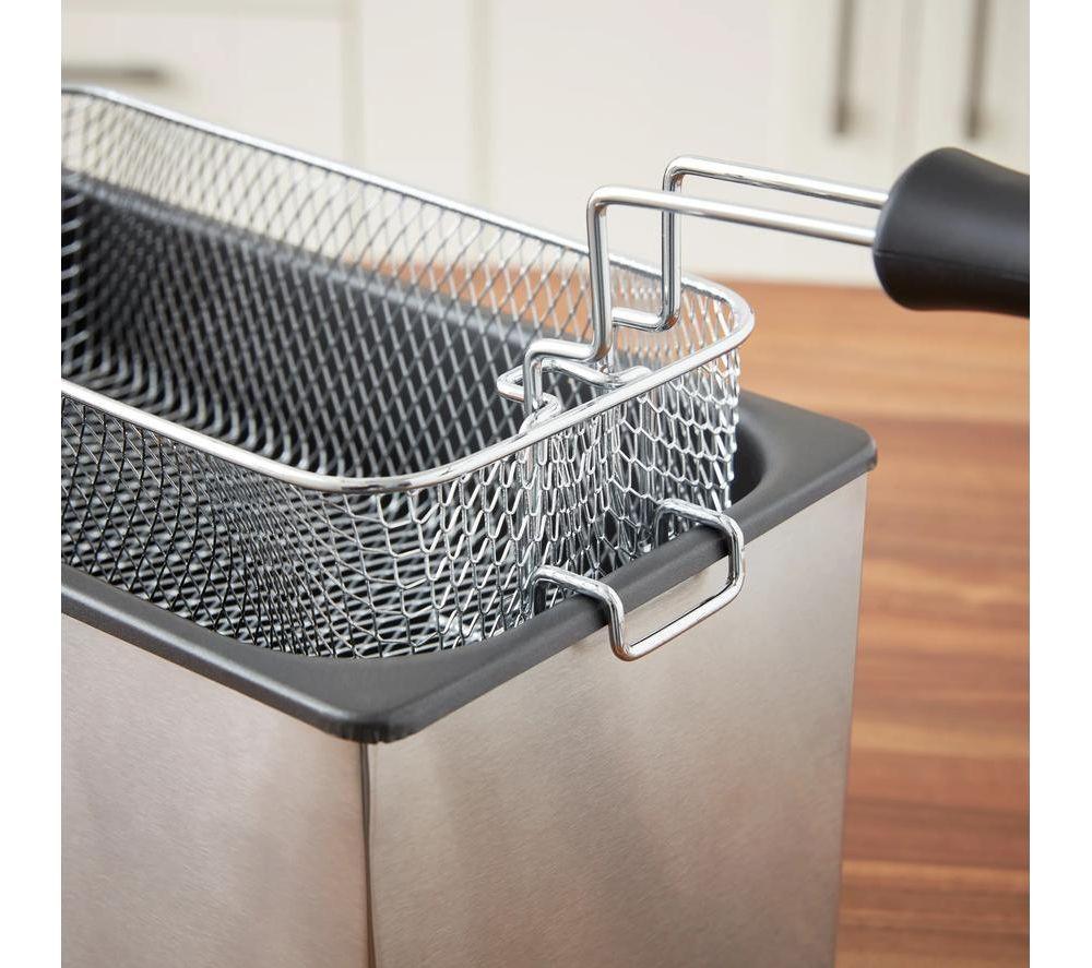 MORPHY RICHARDS Clear View 482000 Deep Fryer - Silver & Black image number 14 of 15