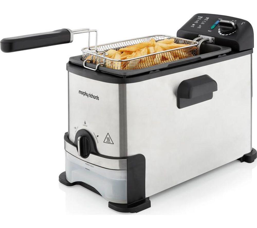 MORPHY RICHARDS Filter Pro 482001 Deep Fryer - Black & Silver image number 3 of 15