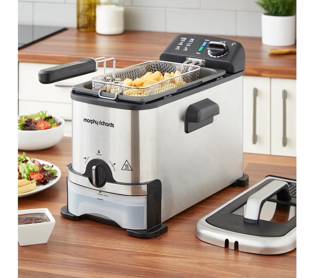 MORPHY RICHARDS Filter Pro 482001 Deep Fryer - Black & Silver image number 6 of 15
