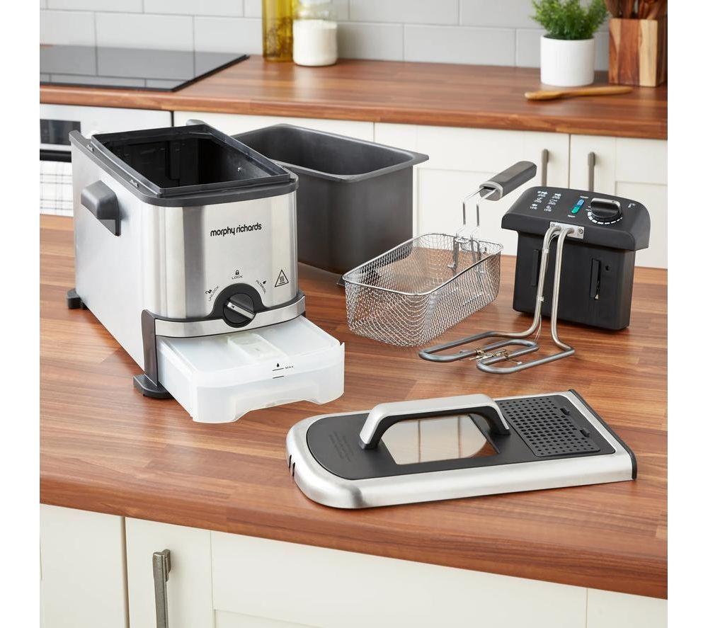 MORPHY RICHARDS Filter Pro 482001 Deep Fryer - Black & Silver image number 8 of 15