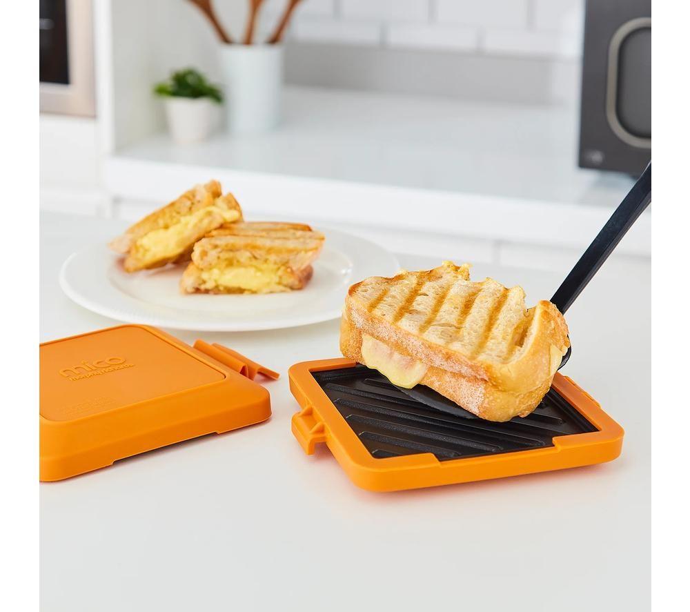 MORPHY RICHARDS Mico Microwave Toastie Maker - Orange image number 10 of 11