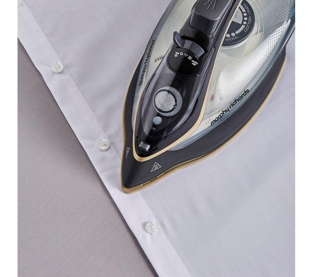 MORPHY RICHARDS Crystal Clear 300302 Steam Iron - Black & Gold image number 6 of 11
