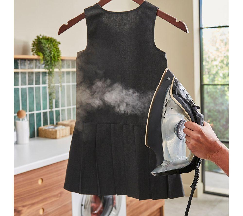 MORPHY RICHARDS Crystal Clear 300302 Steam Iron - Black & Gold image number 7 of 11