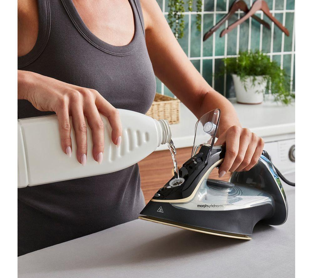 MORPHY RICHARDS Crystal Clear 300302 Steam Iron - Black & Gold image number 8 of 11