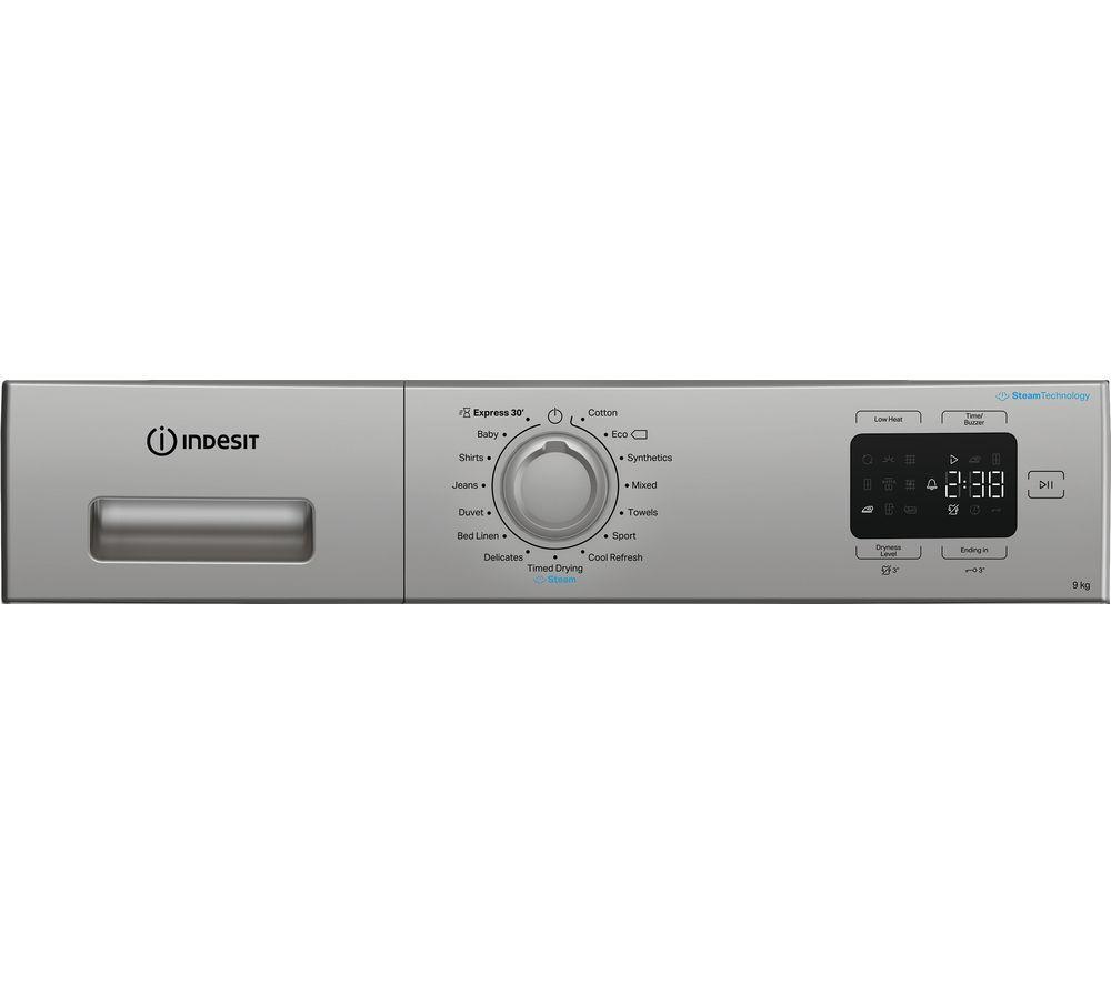 INDESIT C YD 92D SS UK 9 kg Heat Pump Tumble Dryer - Silver image number 6 of 8