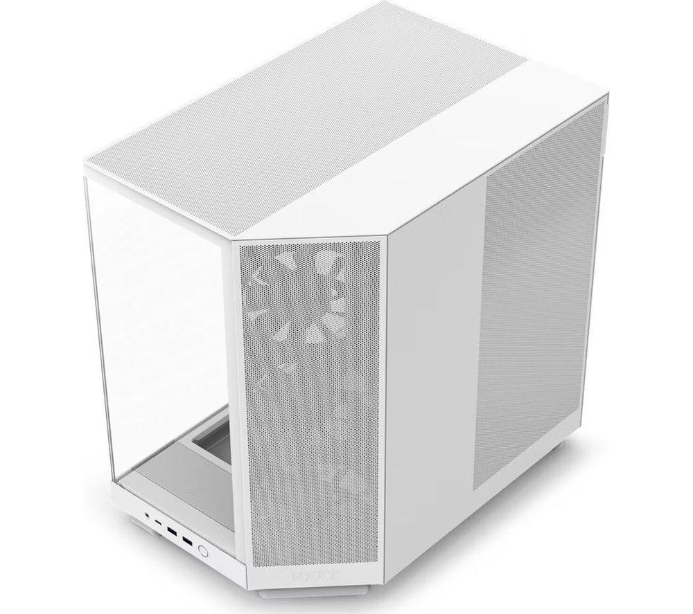 NZXT H6 FLOW ATX Mid-Tower PC Case - White image number 2 of 4