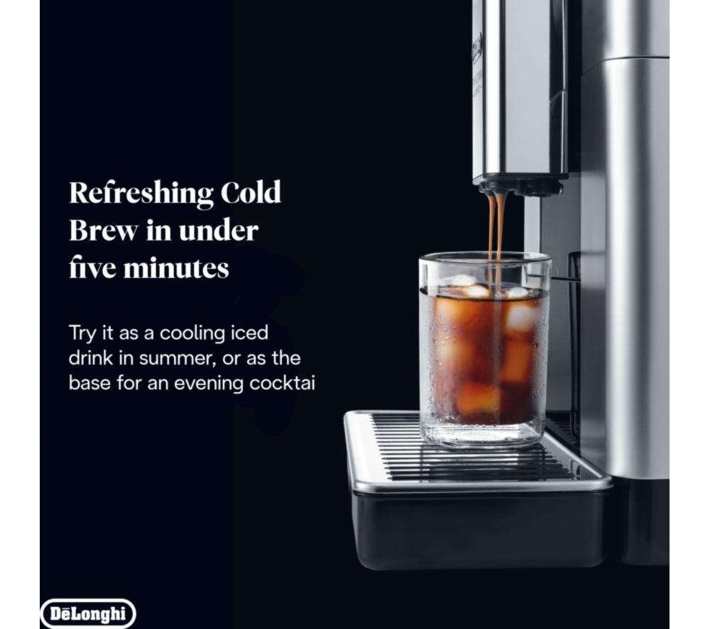 DELONGHI Prima Donna Aromatic ECAM630.75.TSM Smart Bean to Cup Coffee Machine - Silver image number 9 of 11