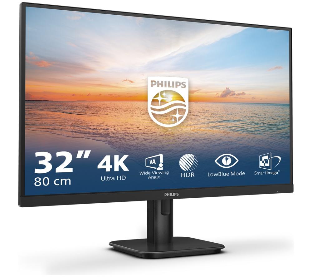 PHILIPS 32E1N1800LA/00 4K Ultra HD 32" VA LCD Monitor - Black image number 10 of 10