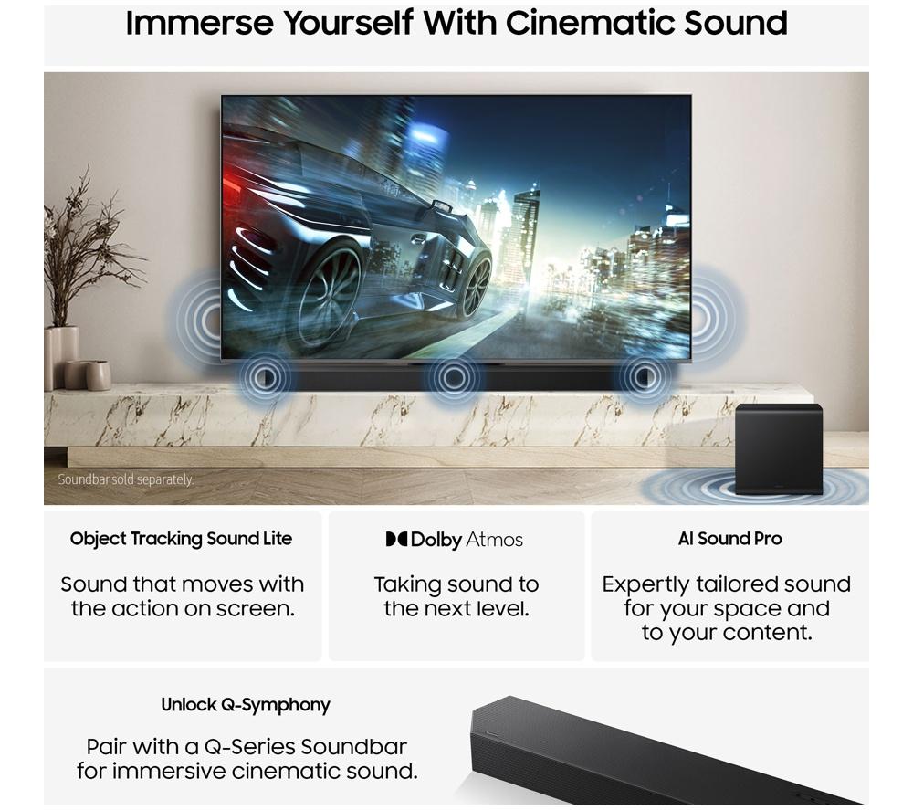 SAMSUNG QN85F 75" Neo QLED 4K Mini LED Vision AI Smart TV 2025 - QE75QN85F image number 4 of 11