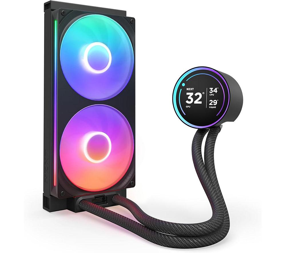 NZXT Kraken Elite 280 RGB 280 mm Liquid CPU Cooler - RGB LED, Black image number 10 of 12