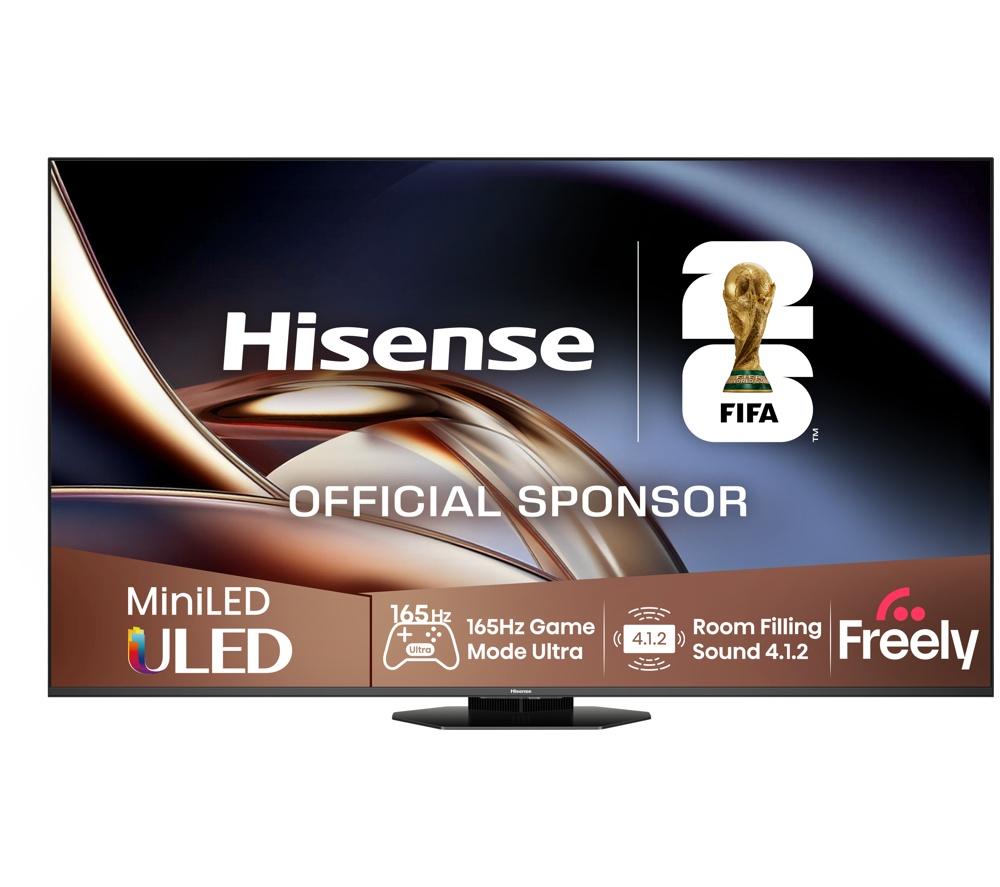 65inch HISENSE U8Q  Mini LED 4K 165Hz Smart AI TV with Freely - 65U8QTUK