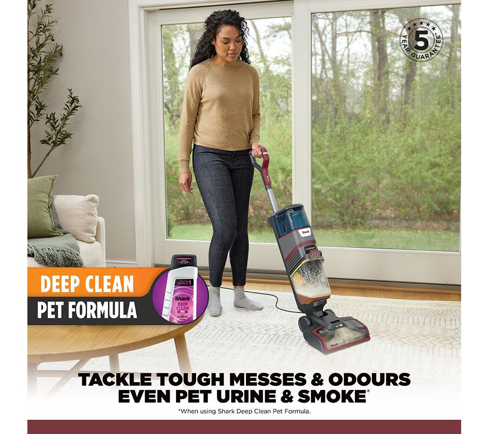 SHARK CarpetXpert HairPro Pet EX220UK Upright Carpet Cleaner - Magenta image number 3 of 6