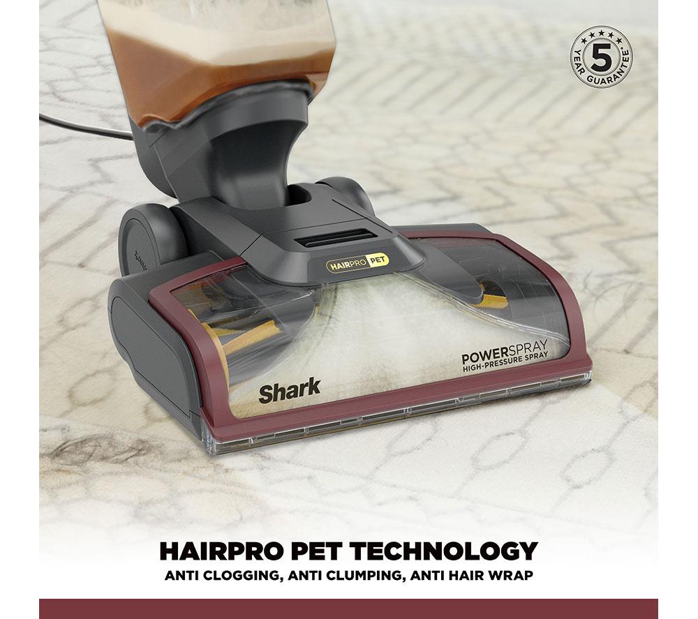 SHARK CarpetXpert HairPro Pet EX220UK Upright Carpet Cleaner - Magenta image number 4 of 6