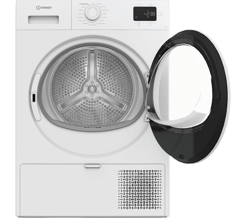 INDESIT C YSD 72D WW UK 7 kg Heat Pump Tumble Dryer - White image number 8 of 10