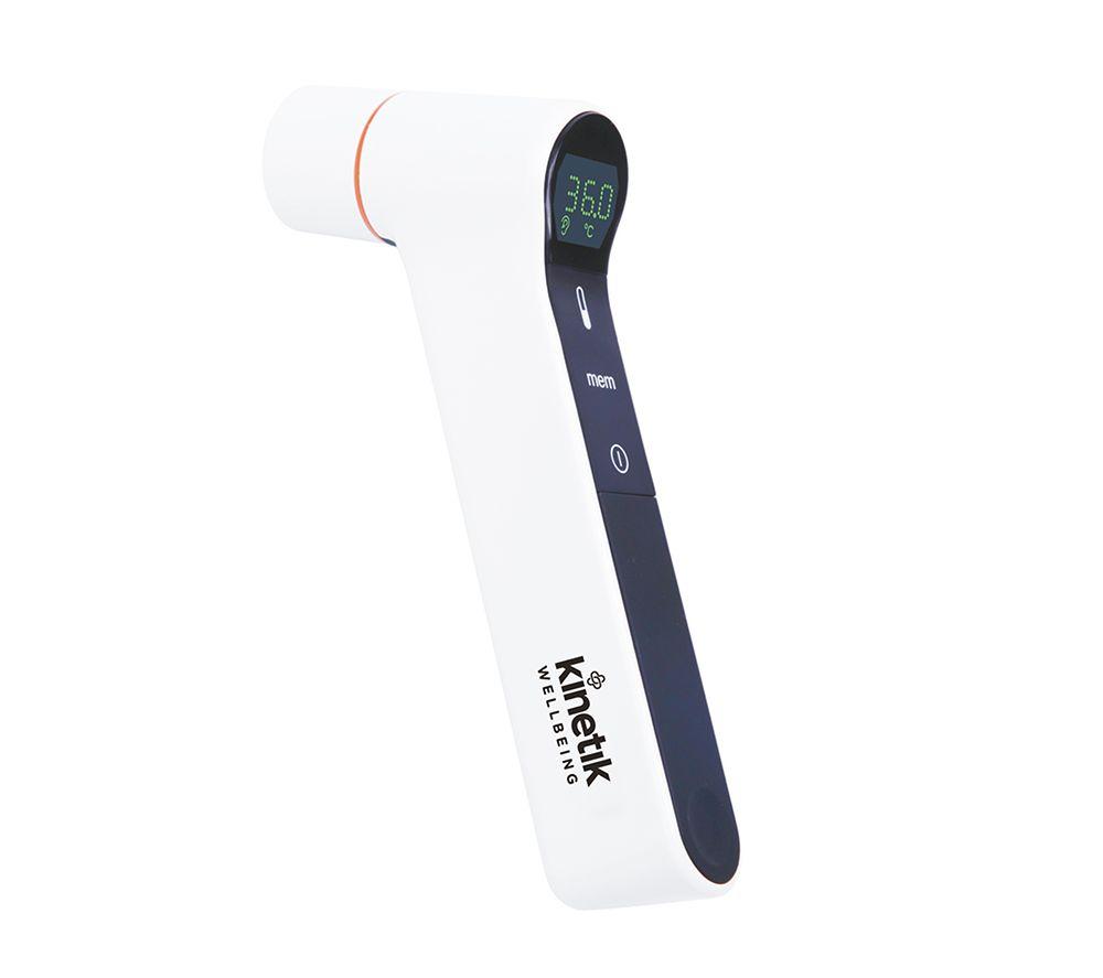 KINETIK Infrared Ear & Forehead Thermometer - White & Black