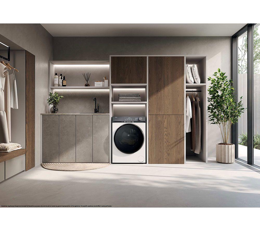 HAIER X Series 9 HW120-B14387U-UK WiFi-enabled 12 kg 1400 Spin Washing Machine - White image number 10 of 16