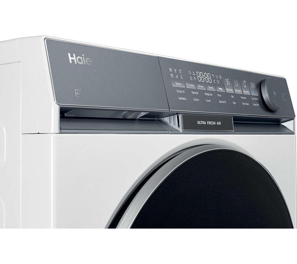 HAIER X Series 9 HW120-B14387U-UK WiFi-enabled 12 kg 1400 Spin Washing Machine - White image number 12 of 16