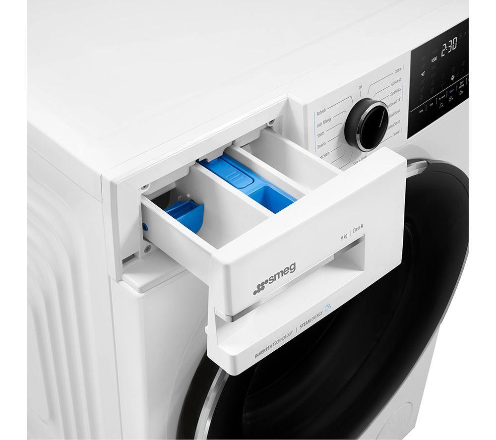 SMEG WNP96SEAUK1 9 kg 1600 Spin Washing Machine - White image number 2 of 4