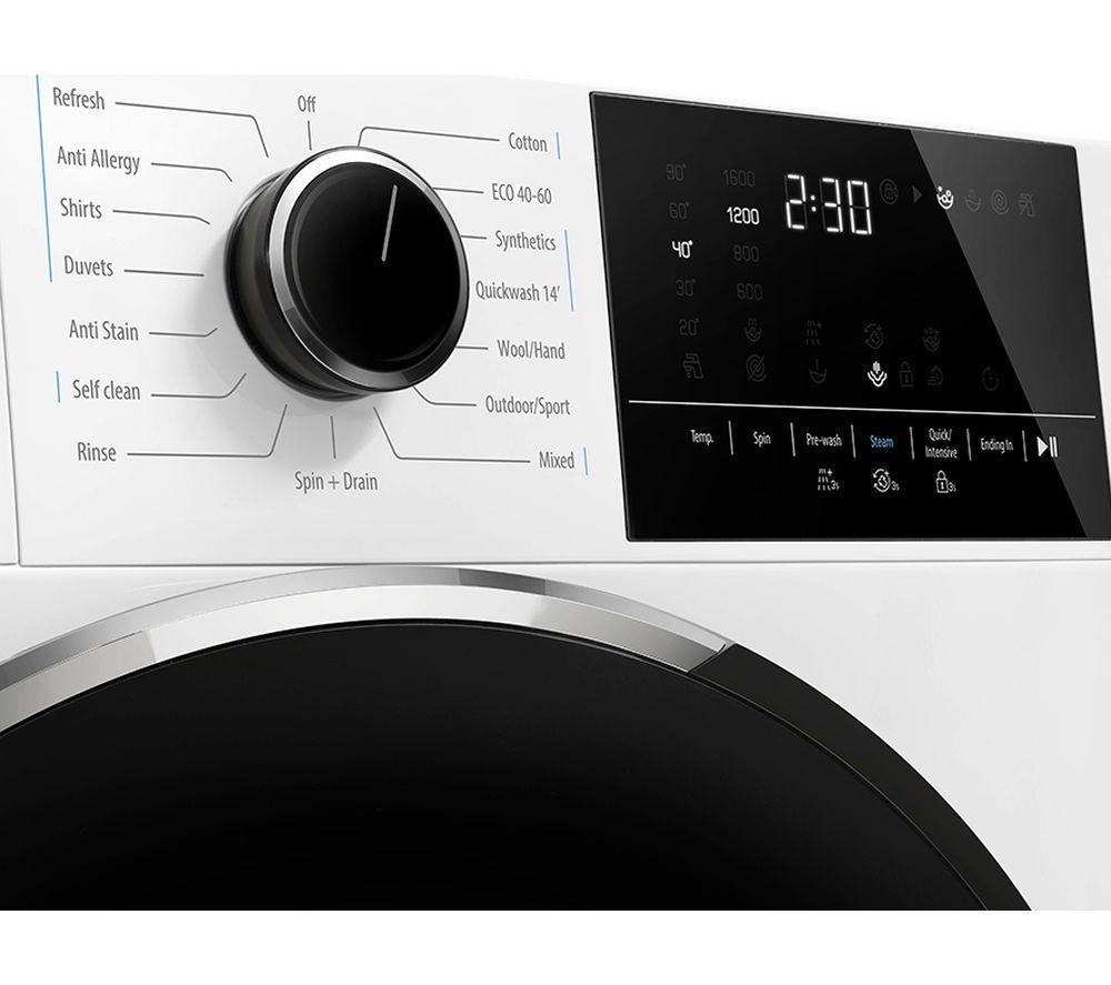SMEG WNP96SEAUK1 9 kg 1600 Spin Washing Machine - White image number 3 of 4