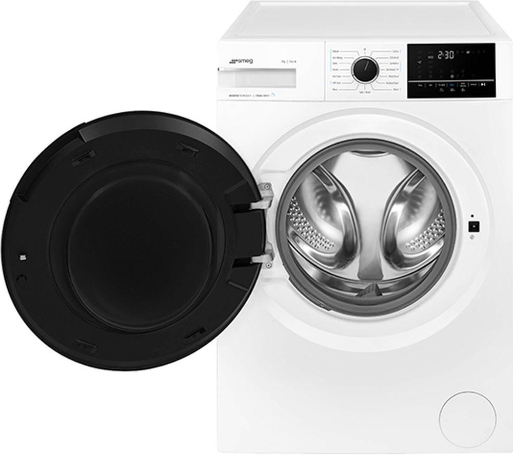 SMEG WNP96SEAUK1 9 kg 1600 Spin Washing Machine - White image number 4 of 4