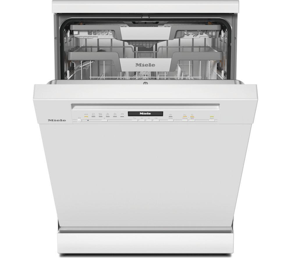 MIELE AutoDos G7040 SC Full-size WiFi-enabled Dishwasher – White, White