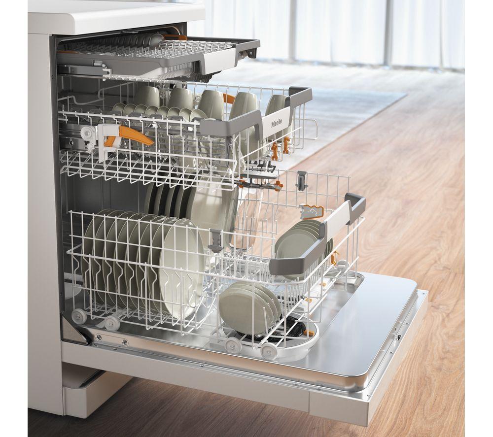 MIELE AutoDos G7040 SC Full-size WiFi-enabled Dishwasher - White image number 4 of 19