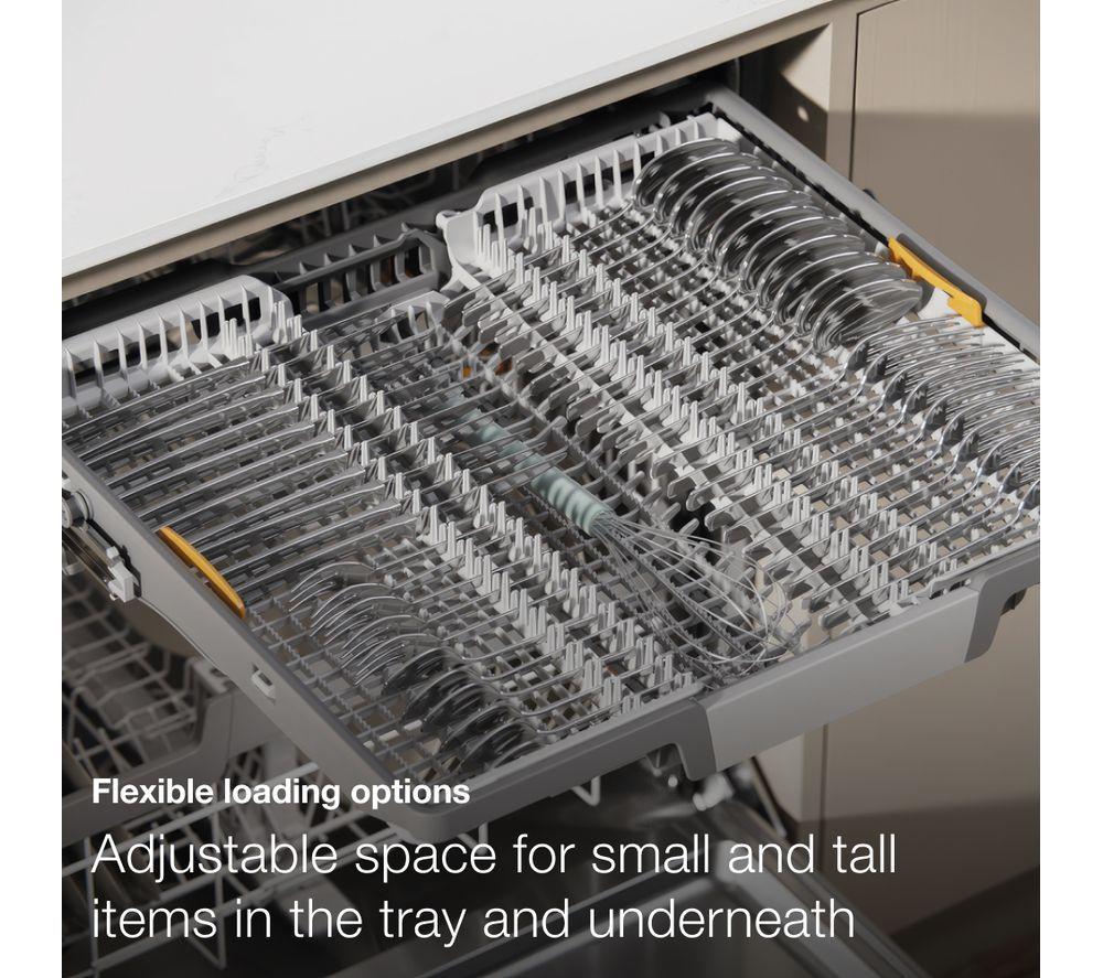 MIELE AutoDos G7040 SC Full-size WiFi-enabled Dishwasher - White image number 9 of 19