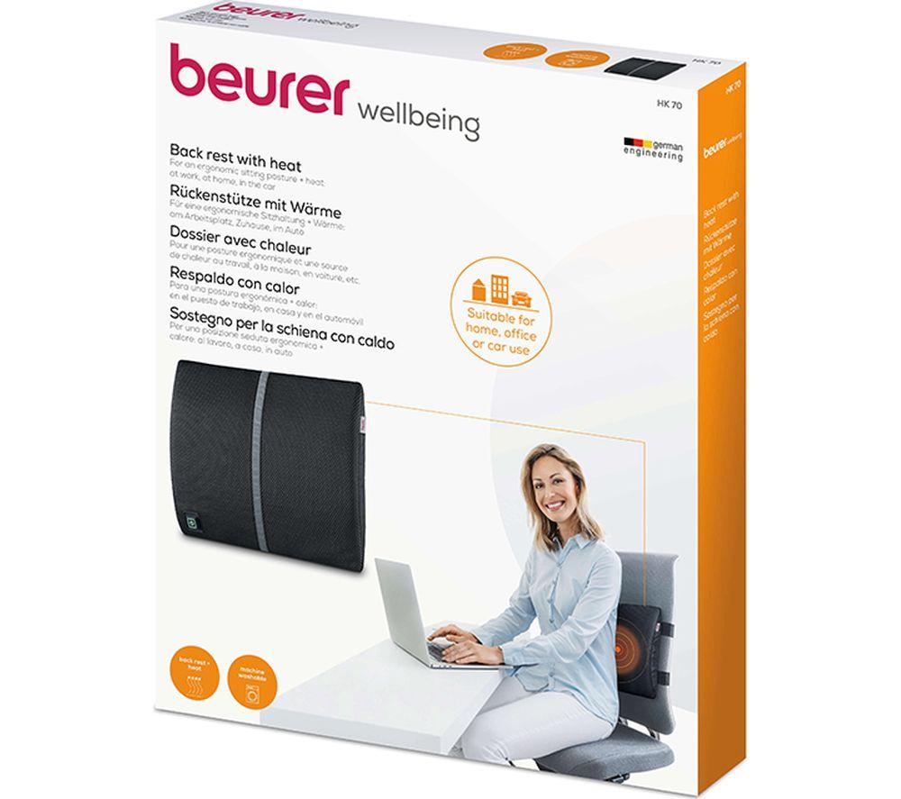 BEURER HK70 Lumbar Heat Pad and Backrest - Black image number 2 of 2