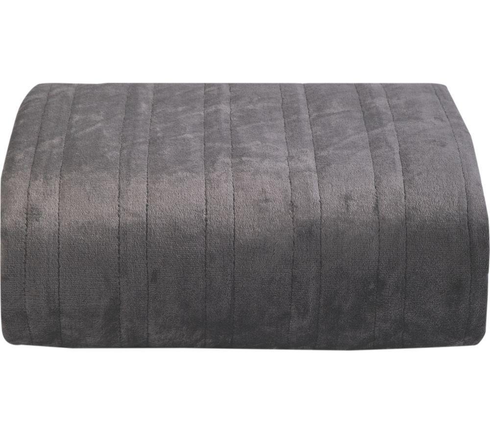 STATUS SGEOB1PKB6 Heated Electric Throw Blanket - Grey, 160 x 120 cm image number 3 of 4