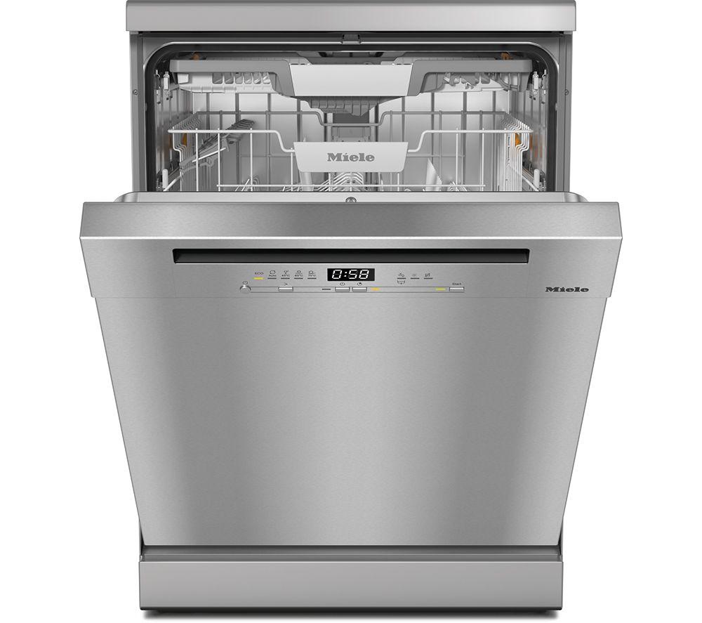 MIELE Active Plus G5811 SC Full-size Dishwasher – Clean Steel, Silver/Grey
