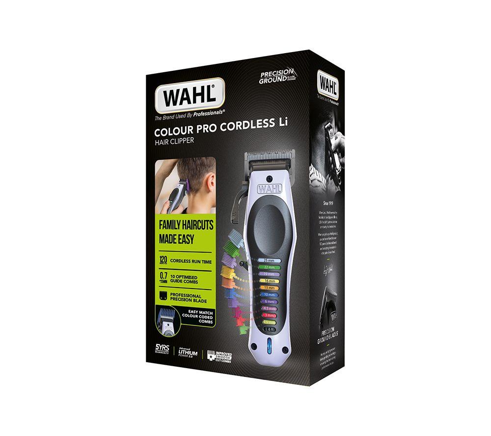 WAHL Colour Pro Hair Clipper - White & Black image number 2 of 2