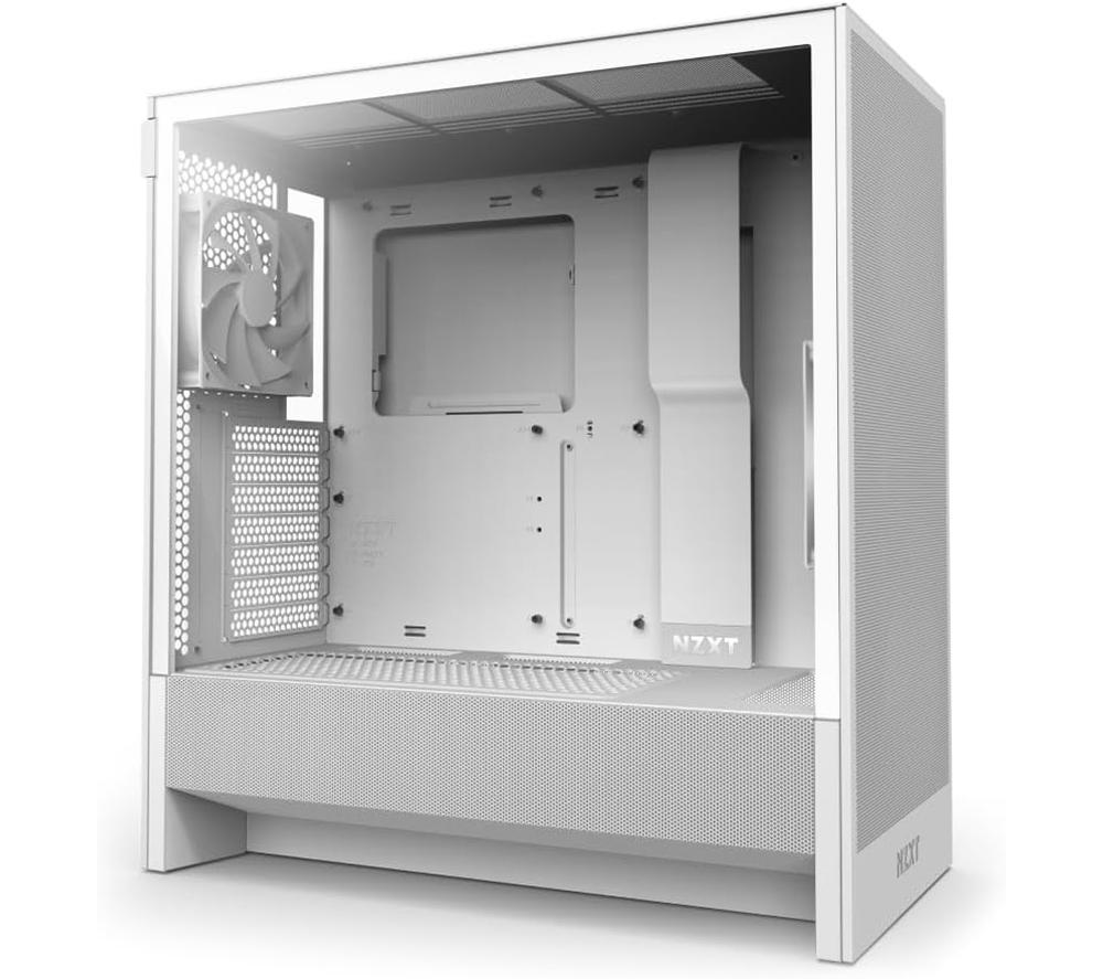 NZXT H5 Flow ATX Mid-Tower PC Case - White