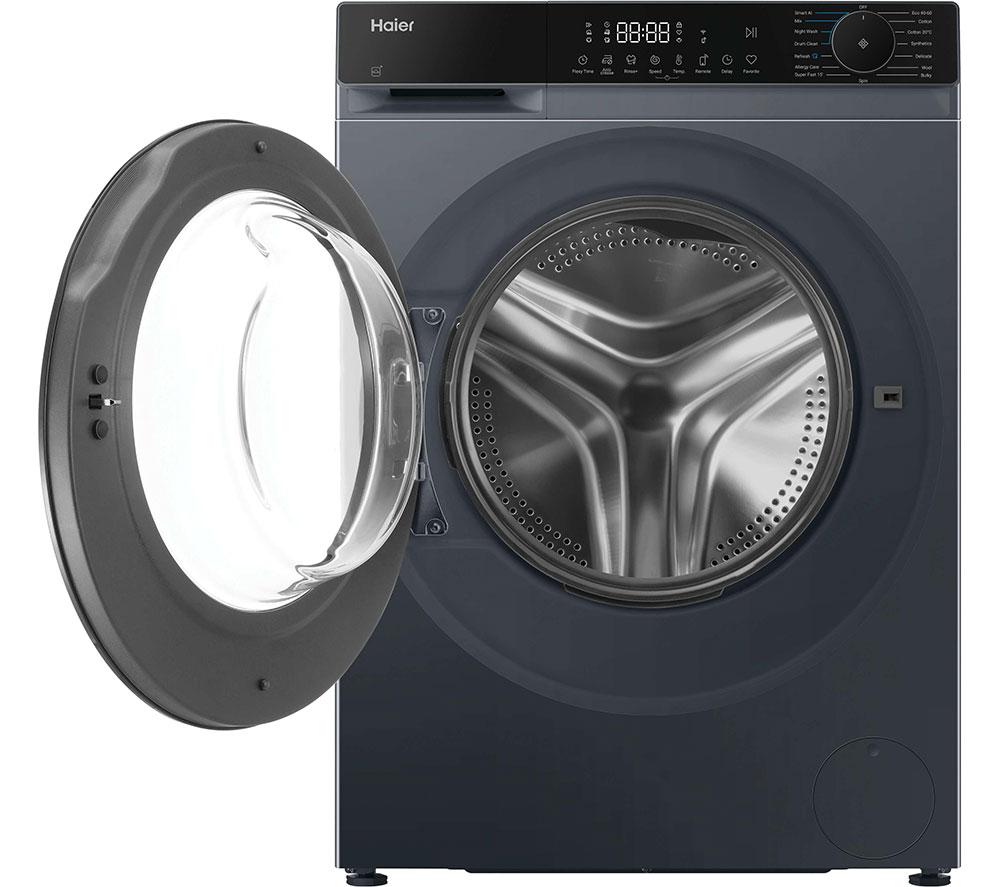 HAIER X Series 5 HW100-BP14357GUUK WiFi-enabled 10 kg 1400 Spin Washing Machine - Graphite image number 2 of 16