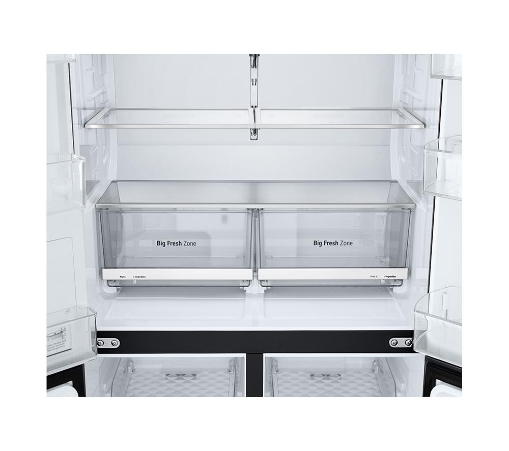 LG NatureFRESH GMF960EV4E Smart Fridge Freezer - Essence Black Steel image number 14 of 17
