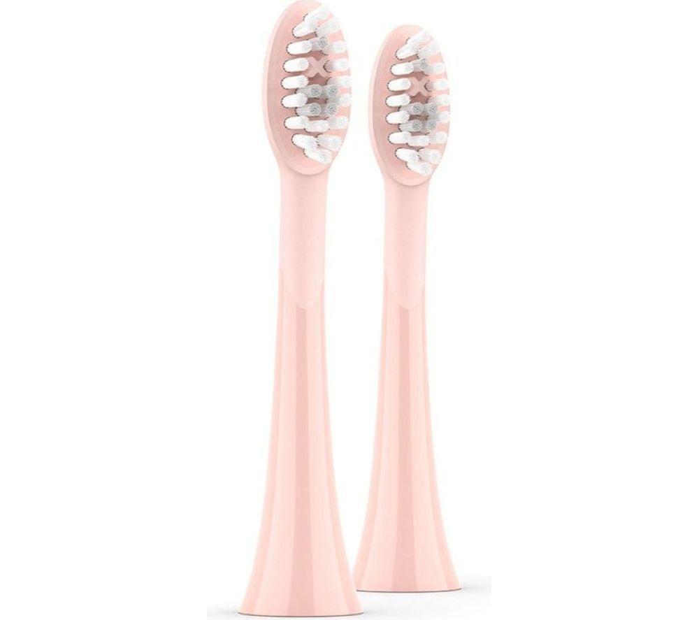 ORDO Sonic+ Replacement Toothbrush Heads - Pack of 2, Rose Gold image number 3 of 4